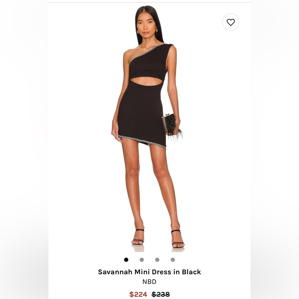 NEW! Savannah Mini Dress in Black- XS